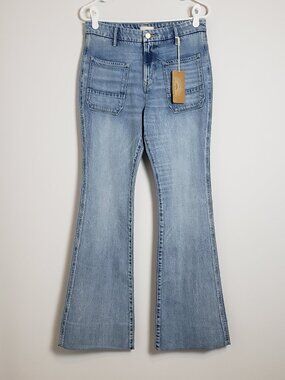 Porter Blue the Wanderer Flare High Rise Jean Sailor 70's Inspired NWT Size 28